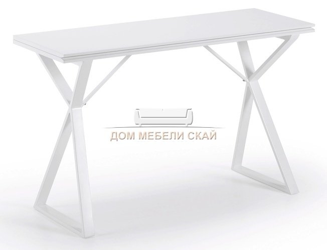 Журнально-консольный столик ATIK 130x45 (90) белый, матовый белый laqu C041M33