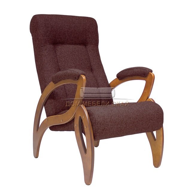 Кресло для отдыха Модель 51, орех/malta 15 а