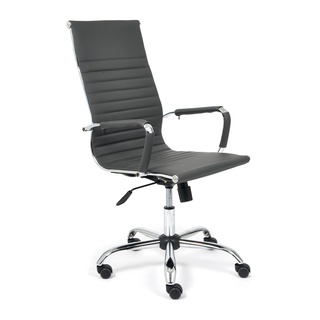 Кресло офисное Urban, экокожа серый металлик