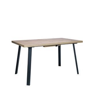 Стол обеденный раздвижной Leset Хаген 2Р, дуб вотан/черный