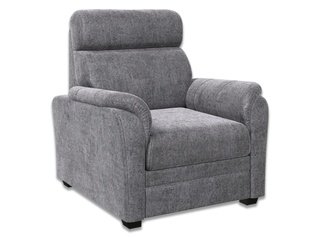 Кресло Омега, серый велюр/columbia