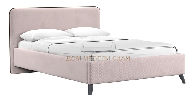 Каркас кровати Миа 140x200, пудровый