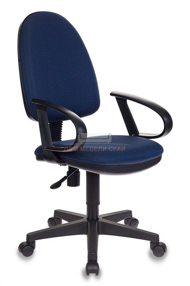 Кресло офисное CH-300, синяя ткань