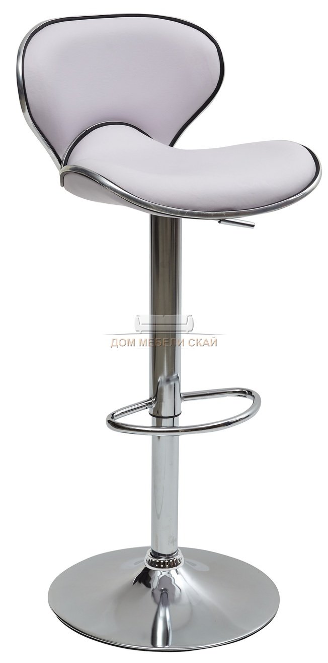 Барный стул DALLAS, c-102 экокожа белого цвета