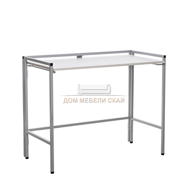 Стол раскладной Leset Энзо 1000, бетон пайн светлый/серый