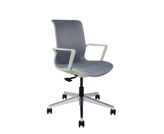 Офисное кресло Некст, серая ткань/cветло серый пластик