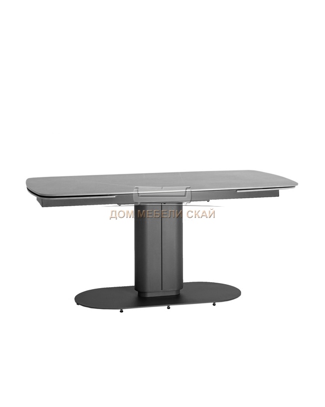Стол обеденный раскладной Глория 170, керамика серая