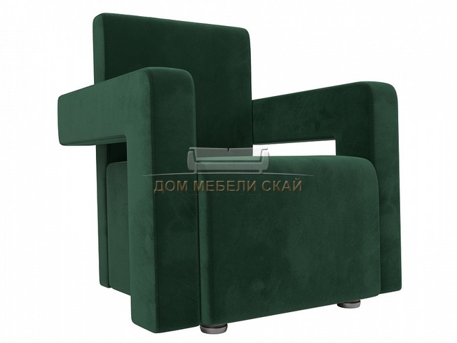 Кресло Рамос, зеленый велюр