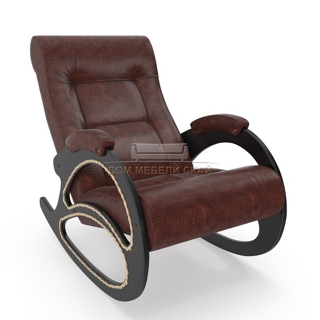 Кресло-качалка Модель 4, венге/antik crocodile