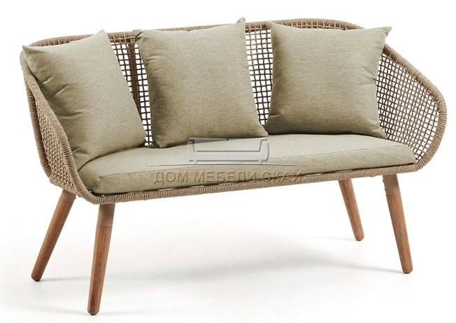 Диван 2-местный Gillian, эвкалипт