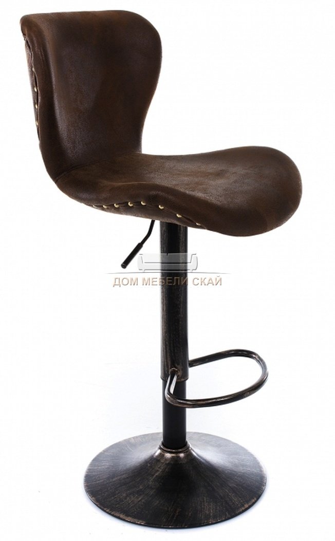 Барный стул Over, vintage brown коричневого цвета