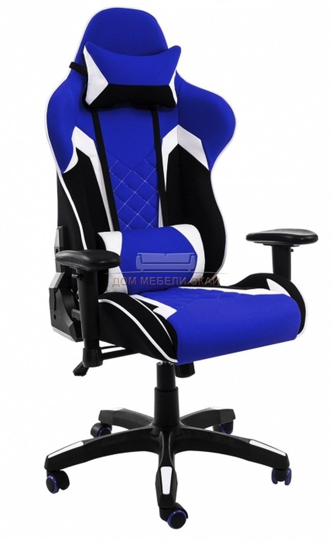 Компьютерное кресло Prime, черное/синее