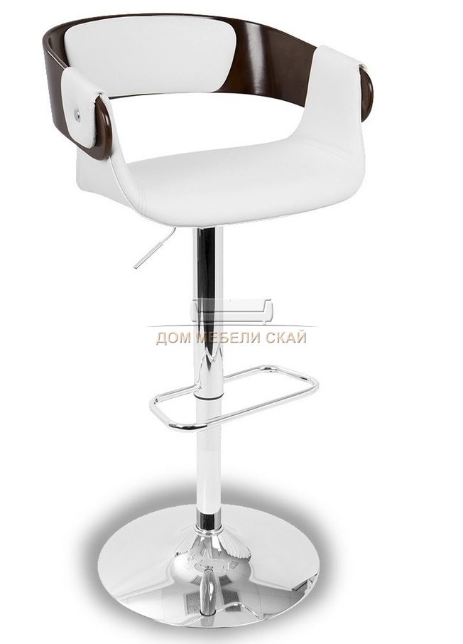 Стул барный JY1999, вишня/белый