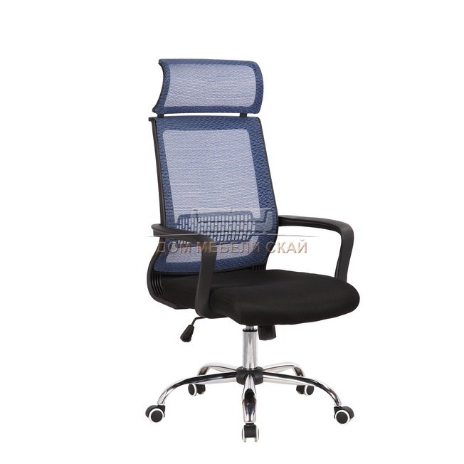 Кресло офисное TopChairs Style, голубое