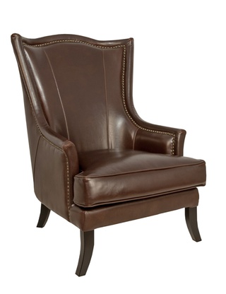 Кресло Chester, коричневая натуральная кожа