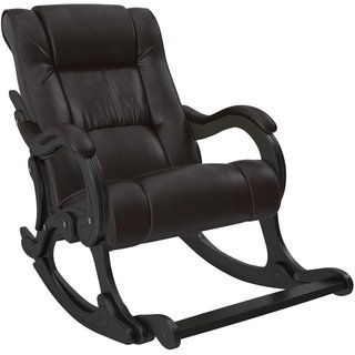 Кресло-качалка Модель 77, венге/dundi 108