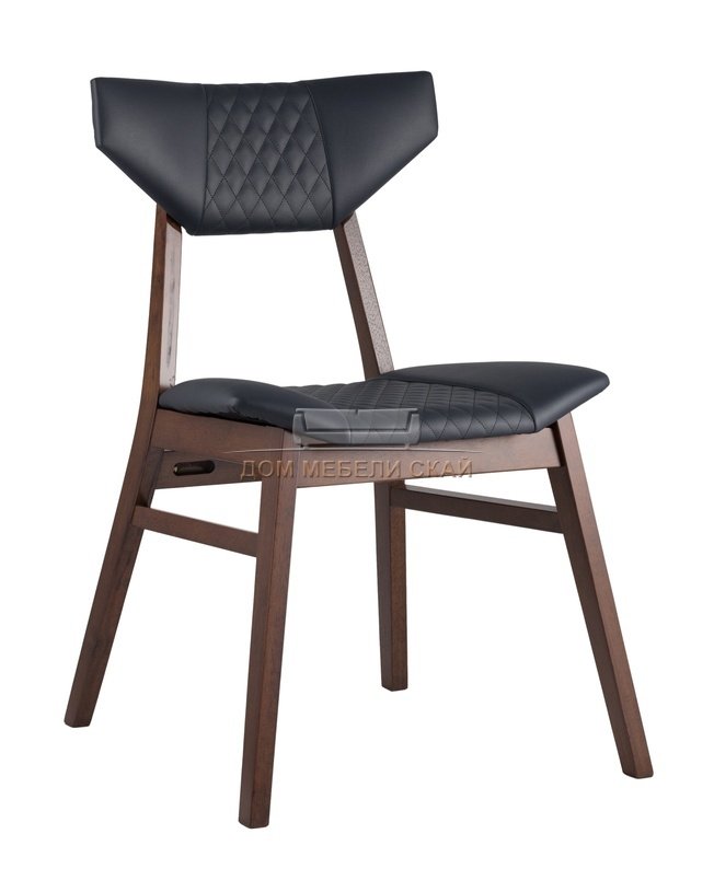 Стул TOR, орех/синий