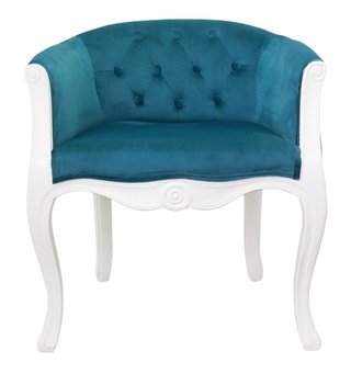 Кресло Kandy, blue+white