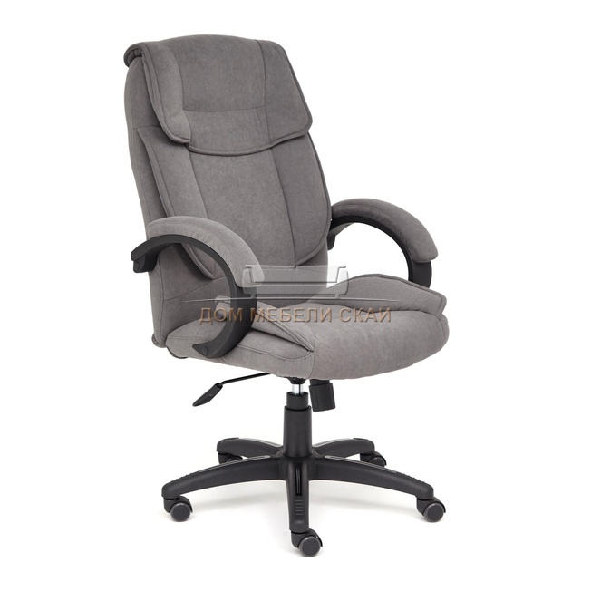 Кресло офисное Ореон Oreon, флок серого цвета 29