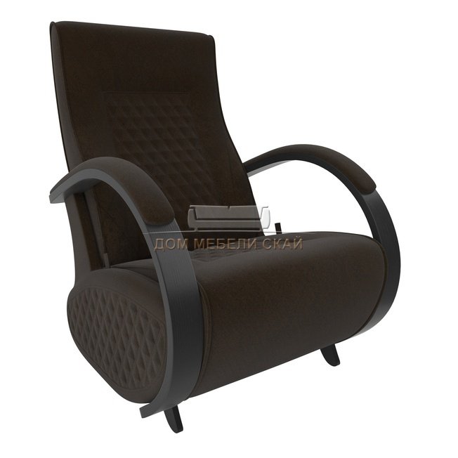 Кресло-глайдер Модель Balance 3 с накладками, венге/verona wenge