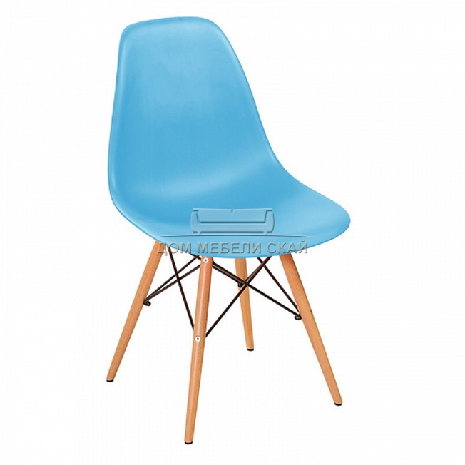 Стул Eames, пластиковый голубого цвета