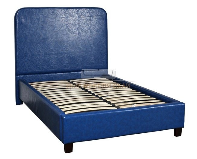Кровать односпальная синяя PJB-016