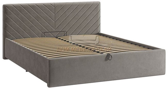 Кровать двуспальная 160x200 Сандра 2 с подъемным механизмом, какао