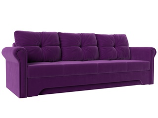 Диван-кровать Европа, фиолетовый/микровельвет