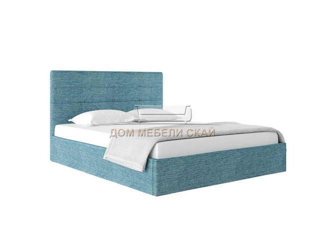 Кровать Соната 90х200, рогожка мята