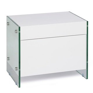 Тумба прикроватная Caracter, белая