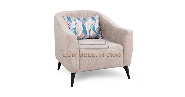 Кресло для отдыха Наоми, шенилл серо-бежевый ТК 480