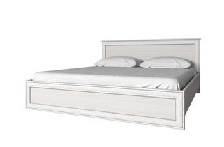 Кровать двуспальная 160x200 Тиффани Tiffany с ПМ, вудлайн кремовый