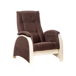Кресло-глайдер Balance 2, велюр коричневый Maxx 235/дуб шампань