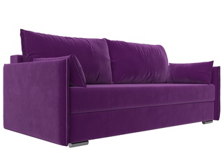 Диван-кровать Сайгон, микровельвет фиолетовый