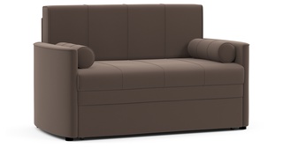 Диван-кровать Мелани 120, велюр коричневый ТД 367