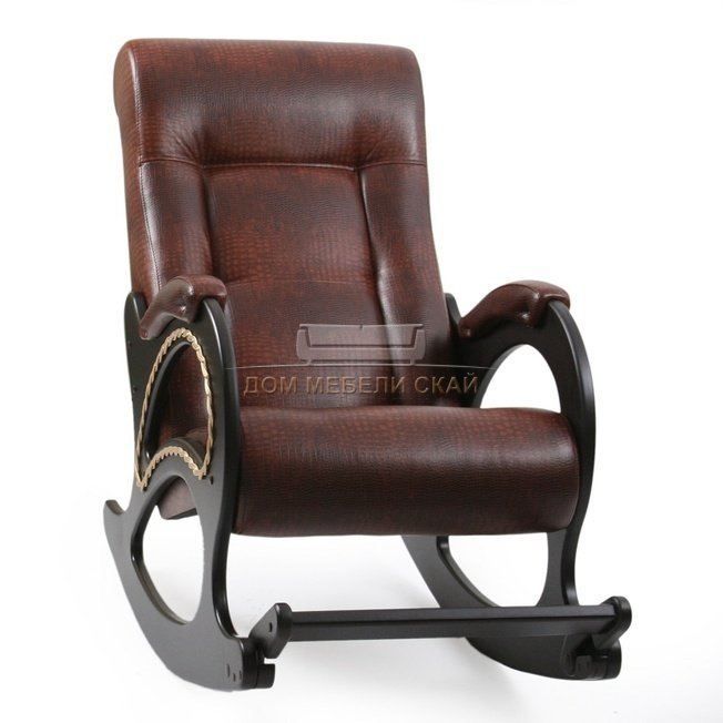 Кресло-качалка Модель 44, венге/antik crocodile