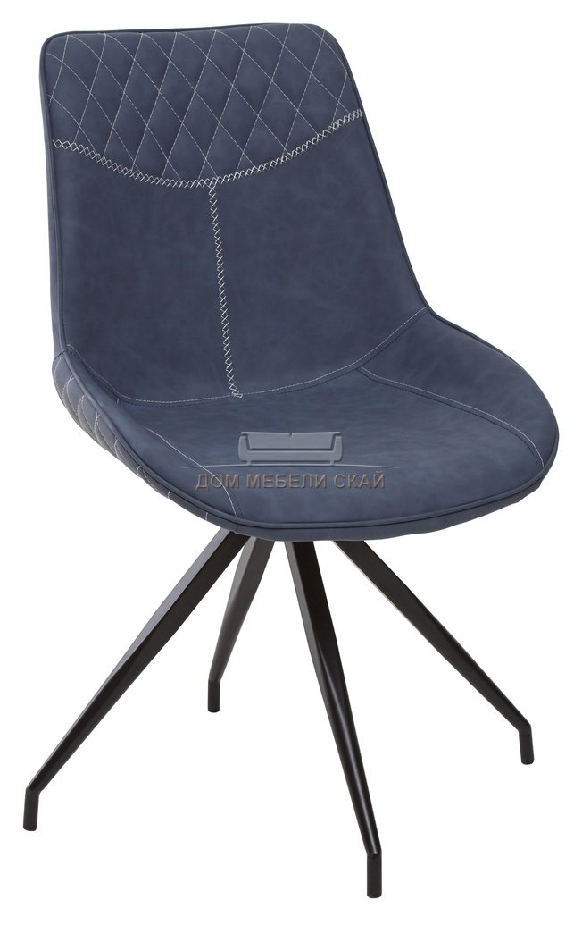 Стул DARSO, blue экокожа синего цвета