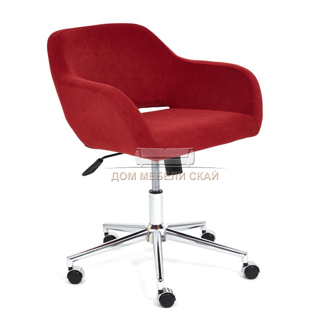 Офисное кресло Modena, бордовый велюр