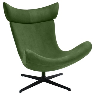 Кресло Imola, зеленая замша