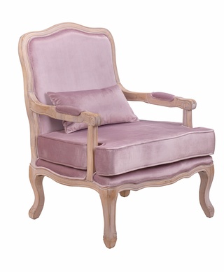 Кресло Nitro, розовый велюр