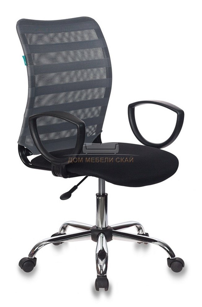 Кресло офисное CH-599AXSL, черная ткань/серая сетка