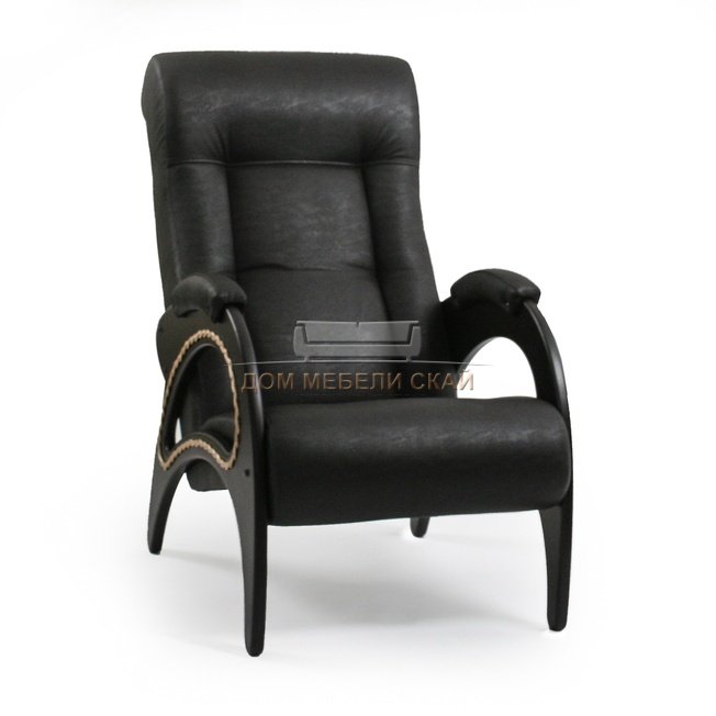 Кресло для отдыха Модель 41, венге/dundi 108
