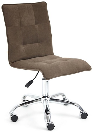 Кресло офисное Зеро Zero, коричневый флок