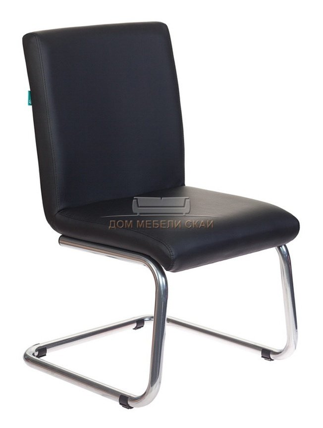 Кресло офисное CH-250-V, черная экокожа