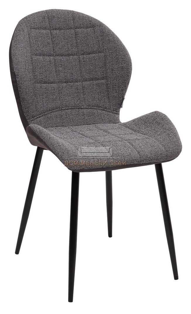 Стул FLOWER, рогожка темно-серого цвета