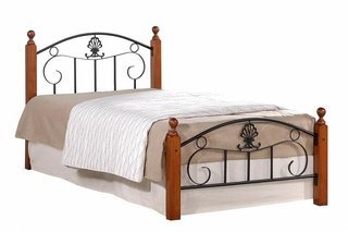 Кровать полутороспальная металлическая RUMBA AT-203 120x200