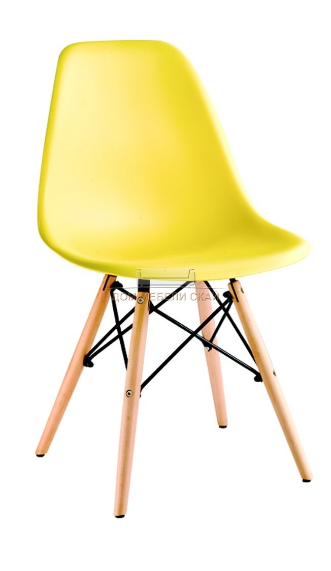 Стул пластиковый SPAM, желтого цвета