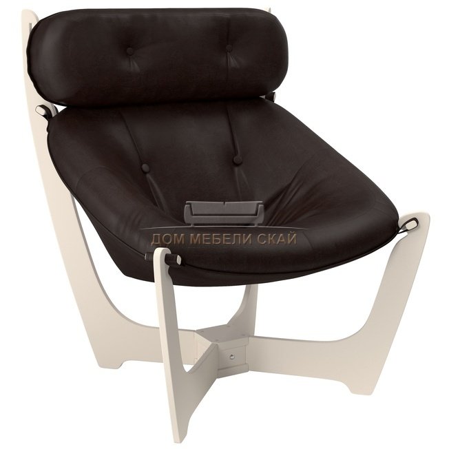 Кресло для отдыха Модель 11, дуб шампань/real lite dk brown