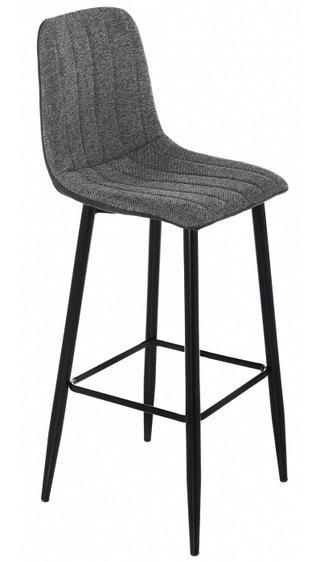 Барный стул Marvin, grey рогожка серого цвета