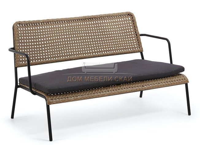 Диван 2x местный Minha, бежевый